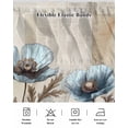 thumbnail image 7 of Blue Broccoli Bed Skirt King Size 16" Drop Rustic Farmhouse Floral Retro Brown Plant Ruffled Wrap Around Bed Skirts Adjustable Elastic Bedskirt Dust Ruffle for King Size Bed, 7 of 7