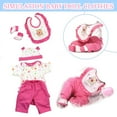 thumbnail image 3 of Vêtements de Poupée Bébé simulation multiple Rose Adaptés pour 20-22 Pouces 50-55 cm e-commerce, 3 of 7