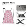thumbnail image 4 of Saiise Cute Cat Pattern Sports Drawstring Backpack - String Swim Gym Bag with Wet Proof Pocket for Women&Men-Small, 4 of 6