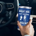thumbnail image 3 of Dad Gifts from Daughter Son,Dad Birthday Gifts,Fathers Day Birthday Gifts for Dad Step Dad Father in Law Him Bonus Dad Daddy,Gift for Men Papa Grandpa Uncle Stepdad,20 oz Tumbler Mug Blue, 3 of 5