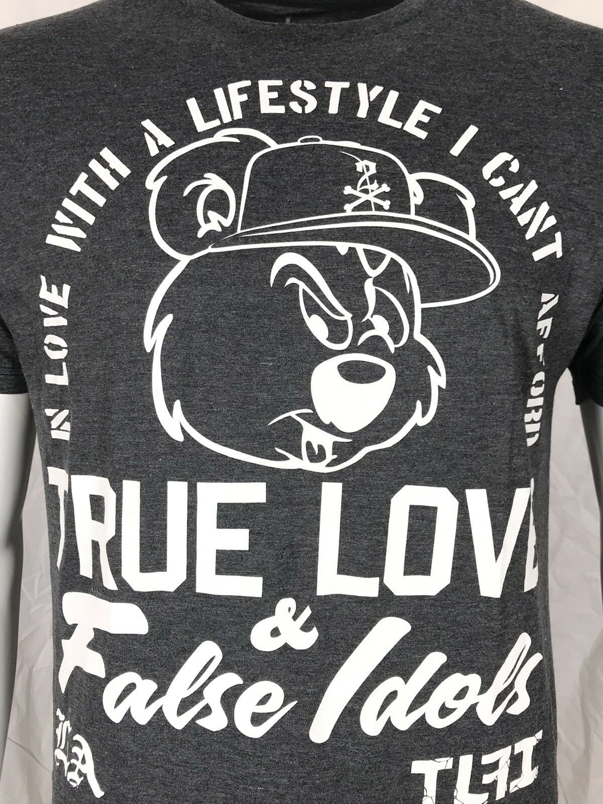 TRUE LOVE BASEBALL T-Shirt Life Style False Idols Men's Los
