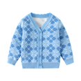 thumbnail image 2 of Wancir Girl's Colorful Crochet Button Cardigans Hollow Out Long Sleeve V Neck Knit Cardigan Sweaters, 2 of 9