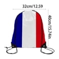 thumbnail image 3 of Flag Drawstring Backpack for Football Matches Sports Sackpack with Team Print | Lightweight Rip-Resistant Nylon Carryall for Soccer Fans | Ideal for Games Daily Use Travel Gym, 3 of 6