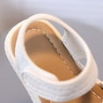 thumbnail image 6 of FSYBOA Girls Sandals, Open Toe Solid Color Casual Non-Slip Kids Summer Shoes Beige Size 12(Little Kids), 6 of 9