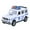 White, variant on Twfbrm Children Car Model Toys, Educational Toddler Toys, 1/36 Scale SUV Car Model Pull Back Inertia Vehicles Toys with Door Open, Mini Police Car Toys Christmas Gifts for Boys Kids Age 3+