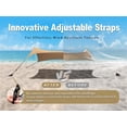 thumbnail image 3 of Carpa de playa Bestset, 305 x 305 cm, UPF50+, resistente al viento, 2 postes, 3 of 8