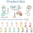 thumbnail image 5 of 30pcs Stethoscope Brooch Pins 15 Styles Stethoscope Enamel Lapel Pin Medical Enamel Pins Clothing Bags Decoration Brooch, 5 of 6