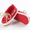 thumbnail image 5 of Baby Boys Girl Newborn Shoes Kids Denim Soft Sole First Walkers Toddler Infant Anti-Slip Prewalker Sneaker Shoes, 5 of 6