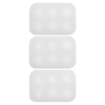3 Pcs Silicone Color Palette Paint with Lid Pallets Board Oil Watercolor Paints