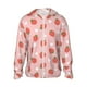 thumbnail image 1 of Balery Strawberry Sudadera ligera de manga larga con capucha y protección solar UPF 50+ para hombre y mujer, ideal para pesca y running-Small, 1 of 7