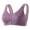 Purple bras, variant on Pimelu Bras for Women Wireless Bras Womens Full Coverage Bras Plus Size Front Closure Wirefree Underwear for Seniors Breathable Comfy Bralettes Daily Bra