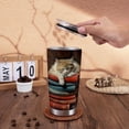 thumbnail image 4 of Cat Tumblers for Cat Lovers, Christmas Gifts for Men, Women. Double Wall Vacuum Stainless Steel Insulated Travel Coffee Mug, Tumbler cup with Lid and Straw 20 oz, 4 of 6