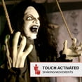 thumbnail image 5 of Haunted Hill Farm 15.7 in Animatronic Demon Woman on Swing with Lights and Sound, Halloween Decoration, HHGIRL-10HLSA, 5 of 19