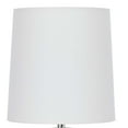 thumbnail image 3 of Mainstays 12.75”  Mini Clear Glass Table Lamp with White Shade, 3 of 5