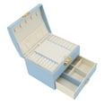thumbnail image 3 of Caja de almacenamiento de joyas, estuche de almacenamiento de joyas, joyero portátil, estuche para almacenamiento de joyas, funcionalidad inteligente, 3 of 12