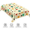 thumbnail image 6 of 60x84inches Mid Century Rectangle Table Cloth Modern Atomic Retro Decorative Tablecloth Oil-Proof Waterproof Polyester Fabric Table Cover for Kitchen Dining Room Indoor Outdoor Party Decor, 6 of 7