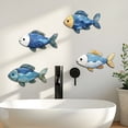thumbnail image 4 of Pegatinas de Pared con Diseño de Peces Marinos para Colgar En La Pared, Serie Marina, para Dormitorio, Baño, Decoración de Pared Del Hogar, 4 of 6