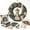 #2 Christmas Wreath, variant on Clearance! 3D Fabric Poke Wreath DIY Kit, 14" Christmas Wreath DIY Kit for Adults, Beginner-Friendly Holiday Wreath Making Kit & Door Decor (Santa)