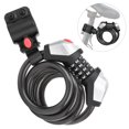 thumbnail image 1 of Bike Lock Cable, 4 Digit Combination Password Cable Lock, Durable Bike for Mountain Bike Bicycle Mountain Bicycle, 1 of 7