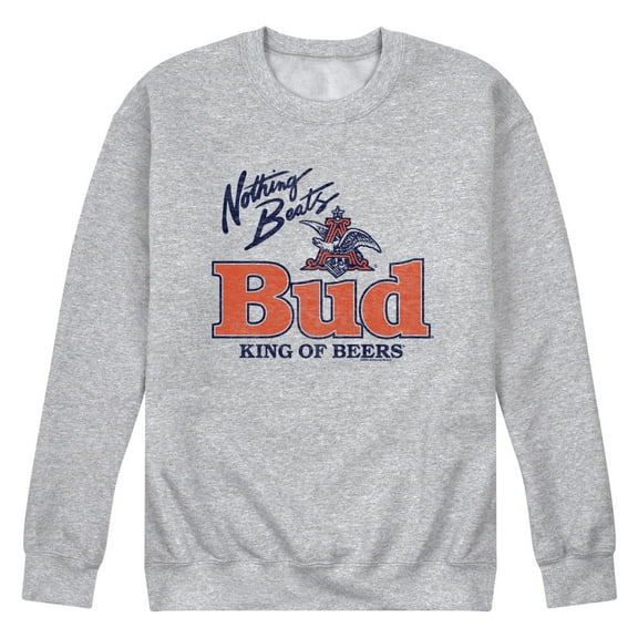 Budweiser - Nothing Beats A Bud - Men's Crew Fleece Sweatshirt