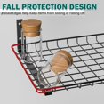 thumbnail image 6 of ZEN Garage Wall Shelves 12x18 Inch, Wall Mounted Storage Shelf, Metal Shelf Rack, Heavy-Duty Shelf Organizer 2 Pack, Black, 6 of 14
