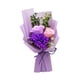thumbnail image 1 of Jabón floral con flores artificiales, clavel perfumado realista, jabón decorativo para el hogar. Púrpura, 1 of 8
