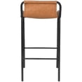 thumbnail image 3 of Meridian Furniture Tabouret de Comptoir Cognac, 3 of 12