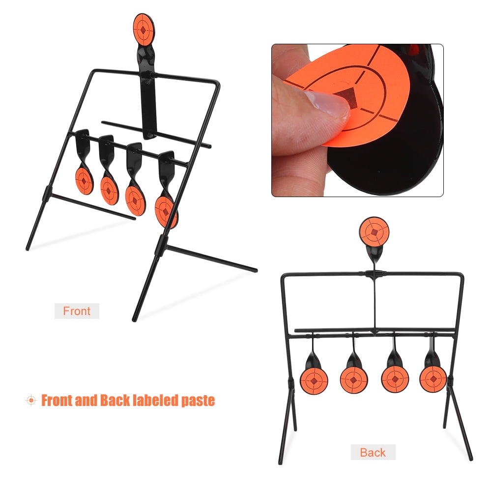 Cible De Tir Auto-réinitialisable – Acier Portable 26x37cm, Pour Intérieur/extérieur