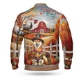 thumbnail image 2 of Thanksgiving Shiba Inu Pilgrim Grateful, Thankful, Blessed Fall Welcome All Over Print 3D Baseball Jacket Shibas Dog Lovers Gifts Idea Bomber Jacket Softball - 00021, 2 of 6