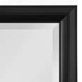 thumbnail image 4 of Kate and Laurel Whitley Traditional Framed Wall Mirror, 22 x 28, Black, Classic Rectangle Bathroom Mirror with Transitional Profile and Beveled Edge Design, 4 of 8