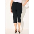 thumbnail image 2 of Catherines Women's Plus Size Right Fit Curvy Vent Capri, 2 of 3