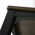 thumbnail image 4 of Homy Casa 47.2 Inch Metal Dining Table with Wooden Top - Dining Table for Dining Room, Black, 4 of 5