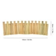 thumbnail image 2 of SHOWERORO Bamboo Fence Beige Decorative Garden Fence 1Pcs 39.4x11.8in, 2 of 8