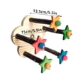 thumbnail image 2 of ZZHZGZ Canada Sale Interactive Parrot for Chewing Foraging Natural Wooden Bird Cage for Small Medium Large Conures African Greys, 2 of 3