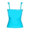 thumbnail image 3 of DGMIOCS Women's High Waisted Bikini Set Tummy Control Bikini Set Blue S, 3 of 3