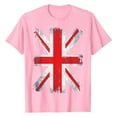 thumbnail image 4 of UANWENN T-Shirts d'Été à Manches Courtes pour Femmes, Col Rond, Imprimé Floral, T-Shirts Décontractés, Blouse de Sport, Manches Longues, Léger, 4 of 4