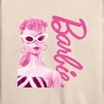 thumbnail image 3 of Barbie - Pink Doll Closeup - Women's Lightweight French Terry Long Sleeve Shirt, 3 of 5