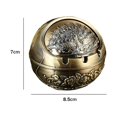 thumbnail image 2 of Cenicero de bola Anti-caída Cenicero de esfera antigua Regalo elegante para mujeres Hombres Fumador, 2 of 6