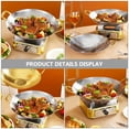 thumbnail image 2 of Cooking Pot Double Handle Cooking Pan Stainless Steel Pan Kitchen Cooking Tool, 2 of 9