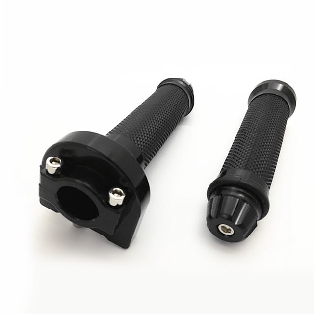 Sidaley Par ajustable de 22 mm para manillar de motocicleta, kit de empuñaduras de aleación de aluminio, empuñaduras de barra para Motor Cruiser en Accesorios para motos negro Sidaley VI002286-01