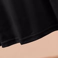 thumbnail image 5 of Oksale Mid Length Nightgown for Women Trendy Pleated Front Sleep Shirt Sleeveless Night Gown Soft Loose Fit Pajama Dress Solid Color Sleepwear Black XXXL, 5 of 7