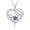 Silver, variant on Mom Necklace Heart April Birthstone Gold Mama Pendant Necklace Mother's Day Jewelry Gifts for Mom Grandmother Wife