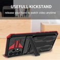 thumbnail image 4 of Phone Case for Samsung Galaxy A32 5G 2021 6.5 inch with Tempered Glass Screen Protector Cover and Card Holder Stand Cell Gaxaly M32 G5 Galaxies A 32 32A S32 SM-A326U A326U Women Men Red, 4 of 13