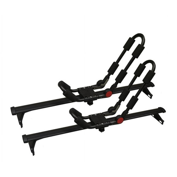 BrightLines Roof Rack Crossbars Kayak Rack Combo Compatible with Jeep Compass 2018-2025