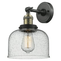 Innovations Lighting 203 Large Bell Large Bell 1 Light 12" Tall Bathroom Sconce - Black