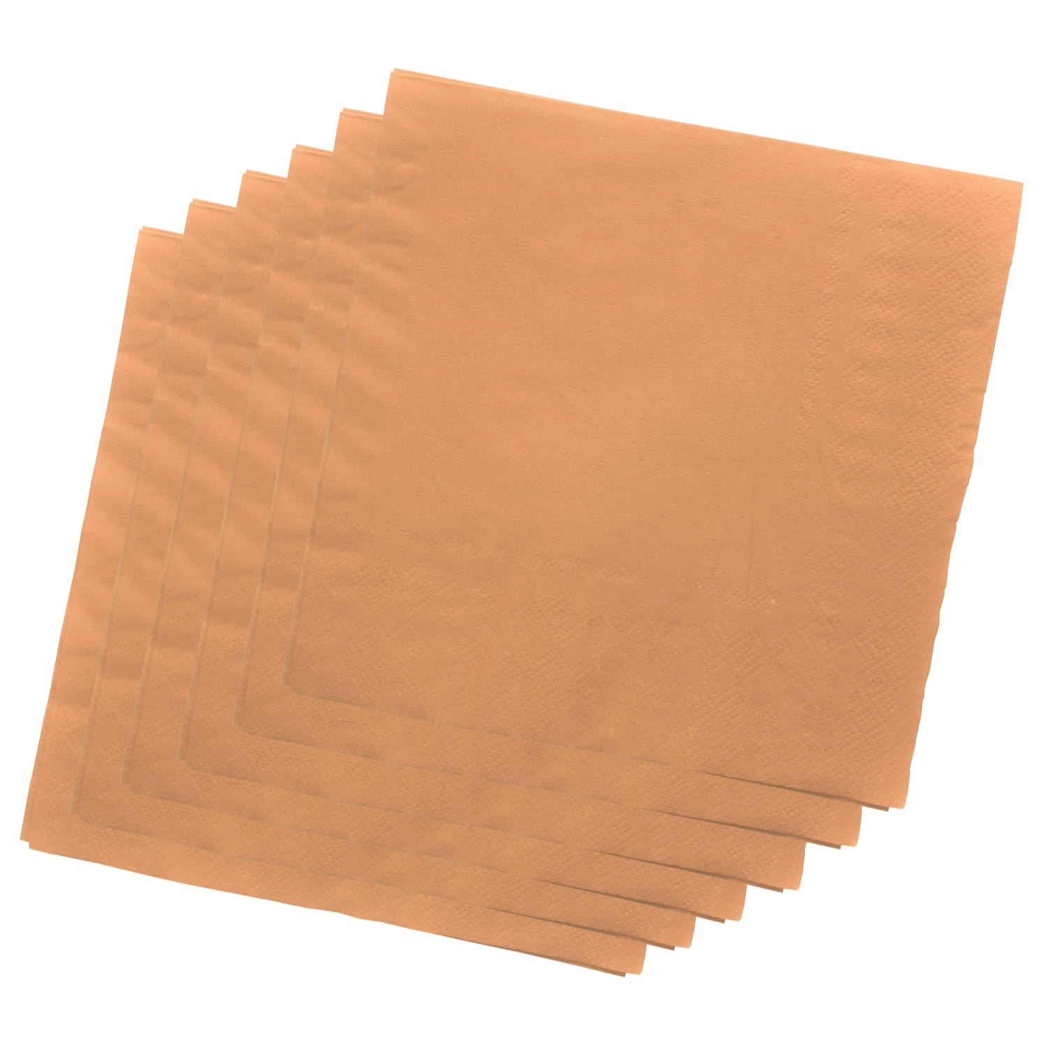 Peach Luncheon & Dinner Paper Napkins 100 Ct.