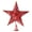 Red, variant on XMMSWDLA Glittered Christmas Tree Topper Metal Christmas Treetop Hallow Wire Star Topper for Christmas Home Decoration