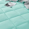 thumbnail image 3 of Unique Home Alternative 3pc Goose Down Clearance Comforter Soft Premium Color Duvet Covers Comforter Set (King, Light Blue), 3 of 6