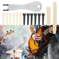 thumbnail image 4 of Bridge Pin Kit With Puller, Guitar String Peg Set with Nut Durable Metal + Plastic Lightweight and Portable  for Most Acoustic Guitars, 4 of 8