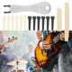 thumbnail image 5 of Juego De Clavijas Para Cuerdas De Guitarra Con Tuerca, Metal Liviano Y Portátil + Plástico Fácil De Cambiar Juego De Clavijas Para Puente De Guitarra Acústica Para La Mayoría ANGGREK Guitar Bridge Pin Set With Saddle, 5 of 8